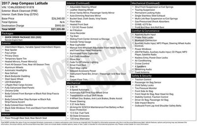 2017 Jeep Compass Latitude