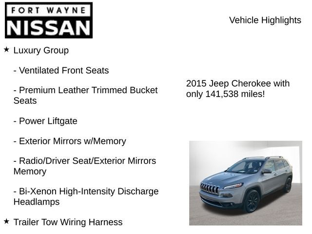 2015 Jeep Cherokee Limited