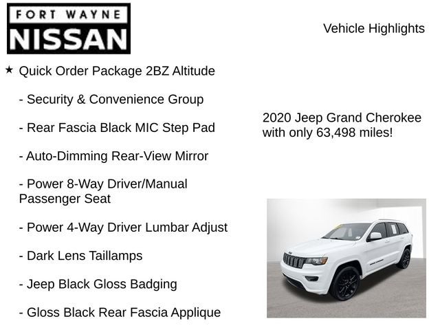 2020 Jeep Grand Cherokee Altitude