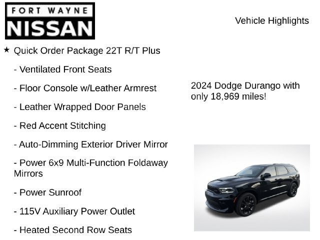2024 Dodge Durango R/T Plus