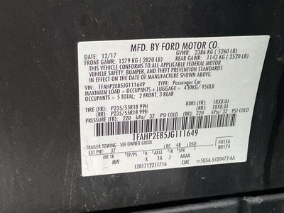 2018 Ford Taurus SEL