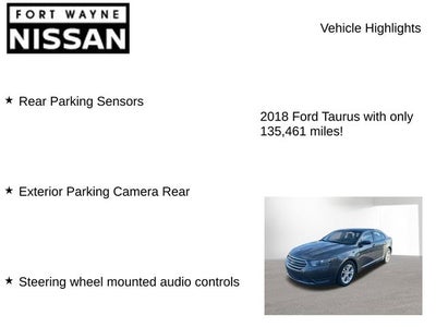 2018 Ford Taurus SEL