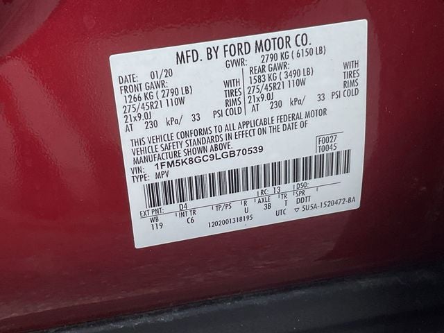 2020 Ford Explorer ST