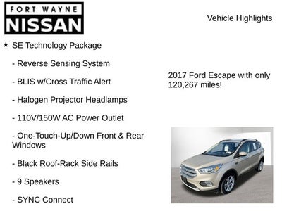 2017 Ford Escape SE