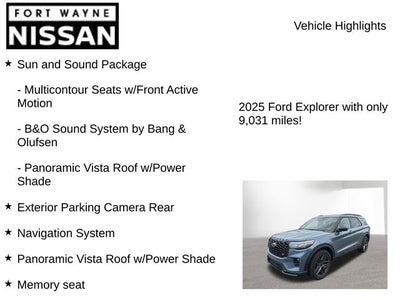 2025 Ford Explorer ST