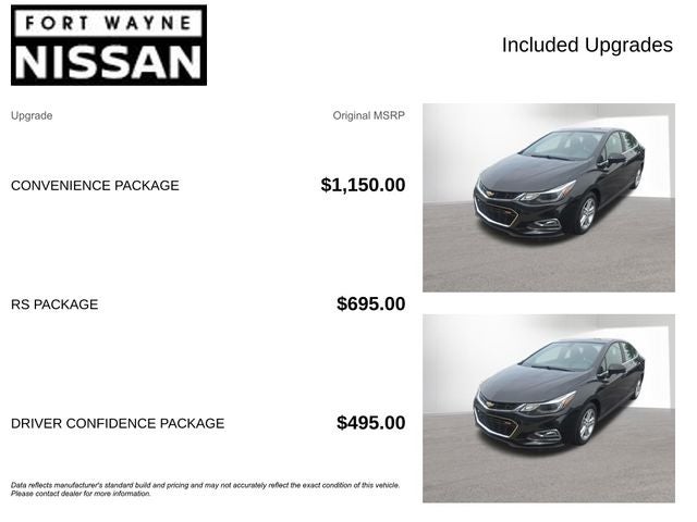2016 Chevrolet Cruze LT