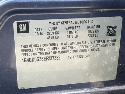 2014 Buick LaCrosse Premium I Group