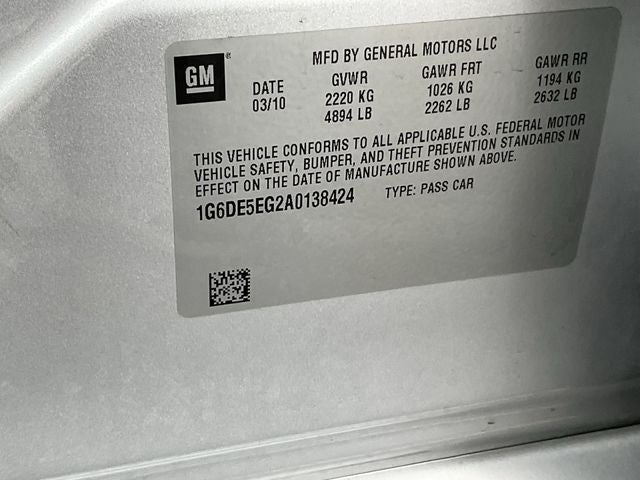 2010 Cadillac CTS Luxury