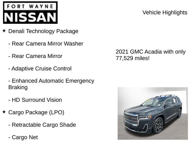 2021 GMC Acadia Denali