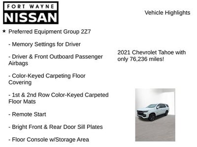2021 Chevrolet Tahoe Z71