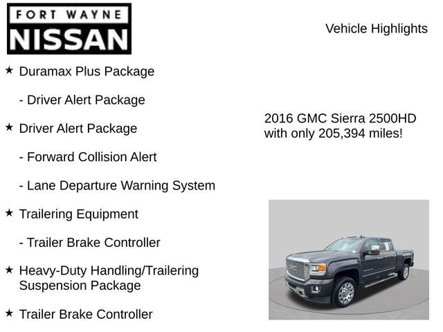 2016 GMC Sierra 2500HD Denali
