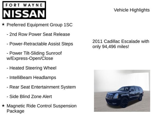 2011 Cadillac Escalade Premium