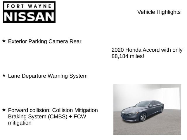 2020 Honda Accord LX