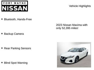 2023 Nissan Maxima SV