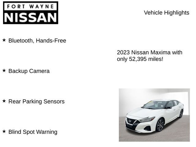 2023 Nissan Maxima SV