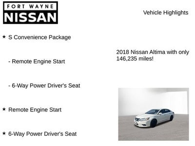 2018 Nissan Altima 2.5 S