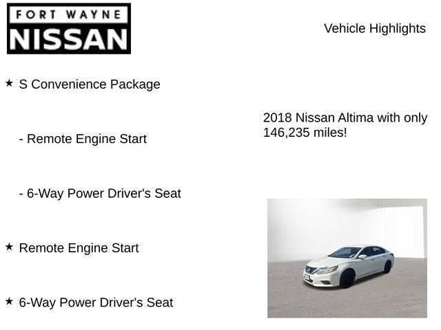 2018 Nissan Altima 2.5 S