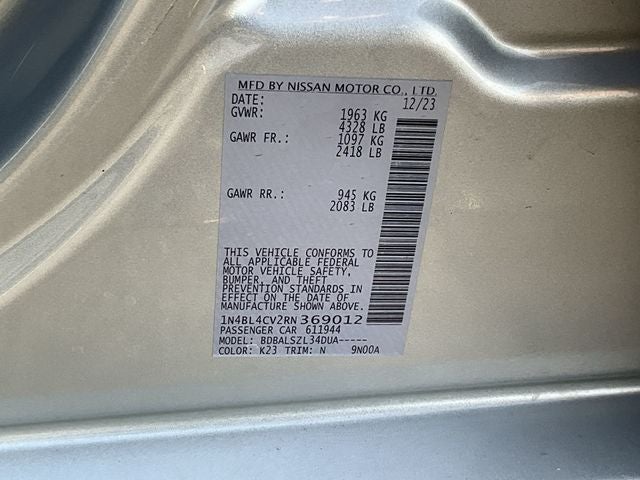 2024 Nissan Altima 2.5 SR