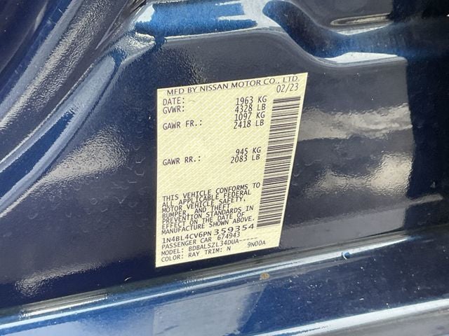 2023 Nissan Altima 2.5 SR