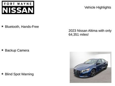 2023 Nissan Altima 2.5 SR