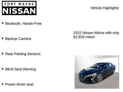 2022 Nissan Altima 2.5 SV