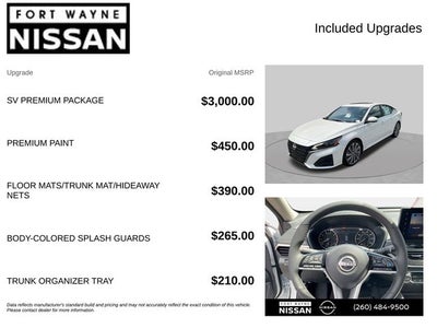 2026 Nissan Altima 2.5 SV