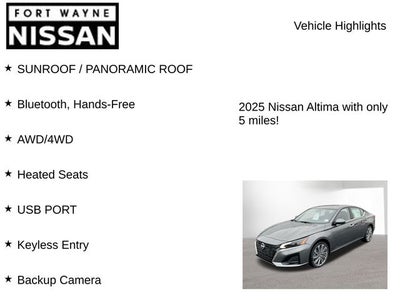 2025 Nissan Altima 2.5 SL