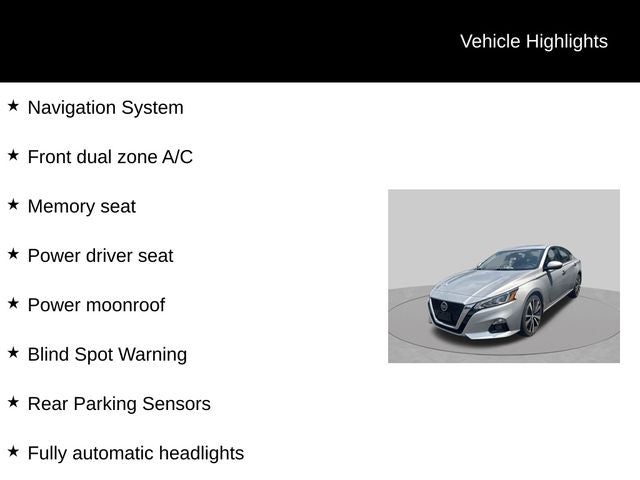 2021 Nissan Altima 2.5 Platinum