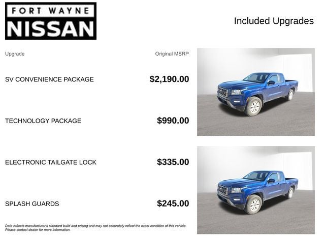 2023 Nissan Frontier SV