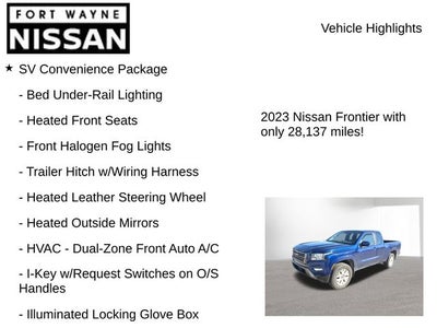 2023 Nissan Frontier SV