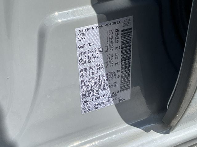 2024 Nissan Frontier PRO-4X