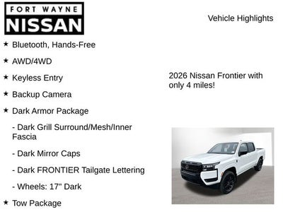 2026 Nissan Frontier SV