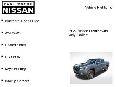 2027 Nissan Frontier PRO-4X