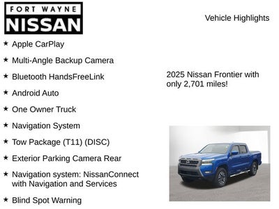 2025 Nissan Frontier SL