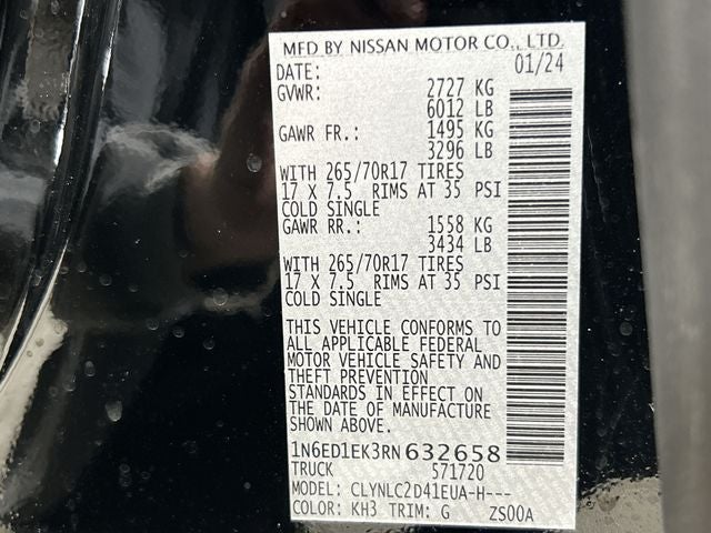 2024 Nissan Frontier SV