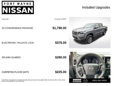 2027 Nissan Frontier SV