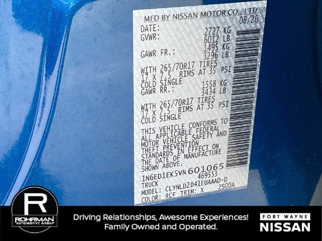 2027 Nissan Frontier PRO-4X