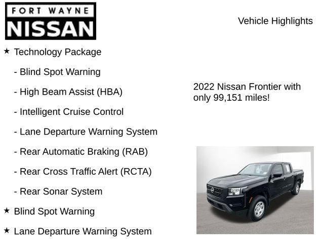 2022 Nissan Frontier S