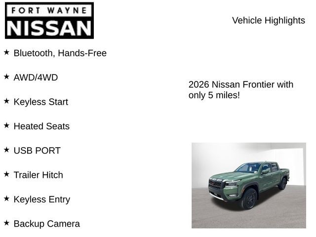 2026 Nissan Frontier PRO-4X