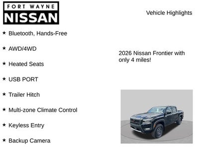 2026 Nissan Frontier PRO-4X