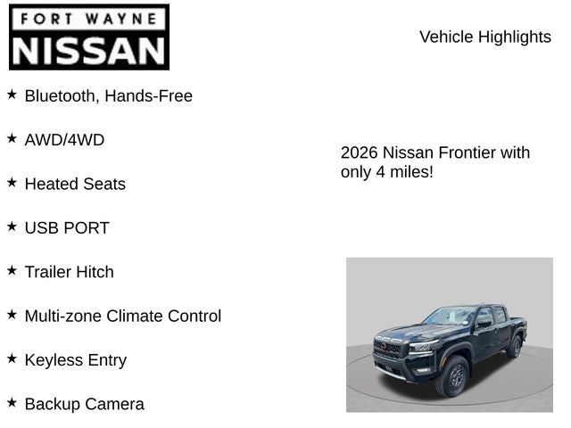 2026 Nissan Frontier PRO-4X