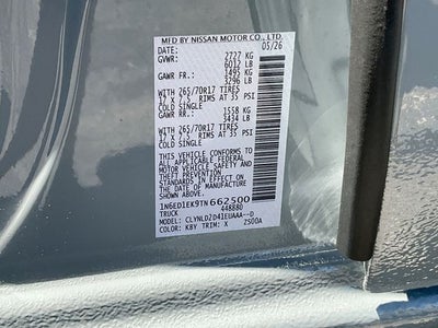 2026 Nissan Frontier PRO-4X
