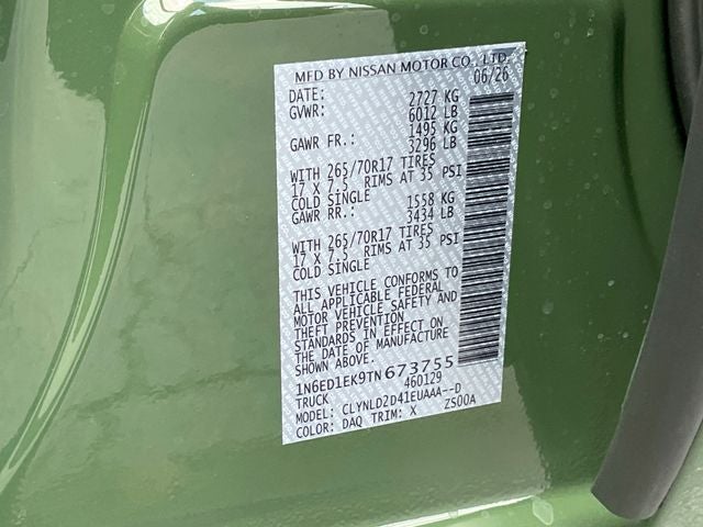 2026 Nissan Frontier PRO-4X