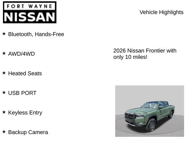 2026 Nissan Frontier PRO-4X