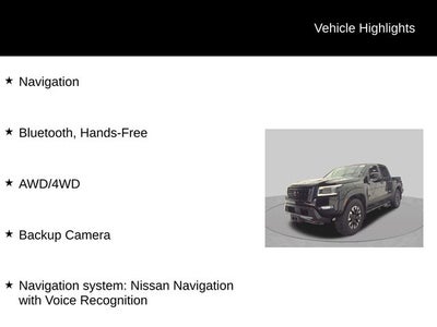 2023 Nissan Frontier PRO-4X