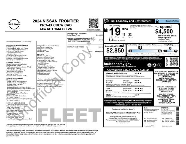 2024 Nissan Frontier PRO-4X