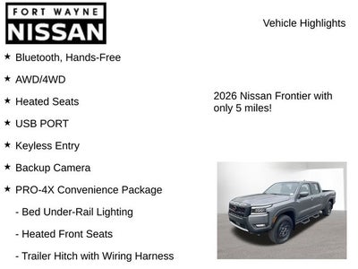 2026 Nissan Frontier PRO-4X