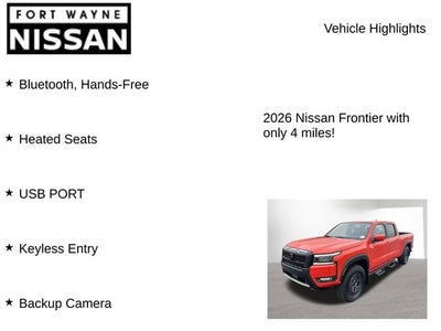 2026 Nissan Frontier PRO-4X