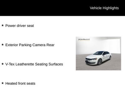 2015 Volkswagen Passat 1.8T Sport