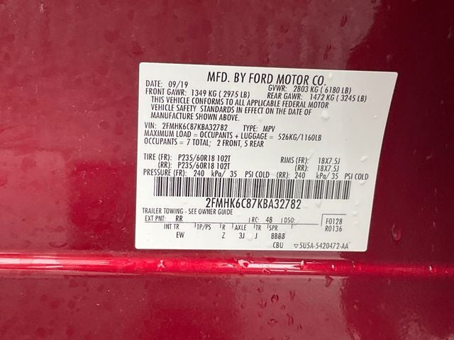 2019 Ford Flex SEL